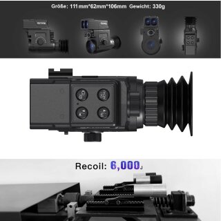 Sytong HT77 mit Laser Entfernungsmesser und 16 mm Linse und Adapter, ohne Strahle